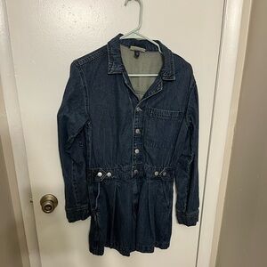 Universal Thread Classic Blue Denim Romper
